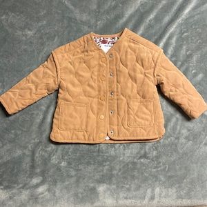 Old Navy Baby Girls Quilted Jacket Size 12-18 Months